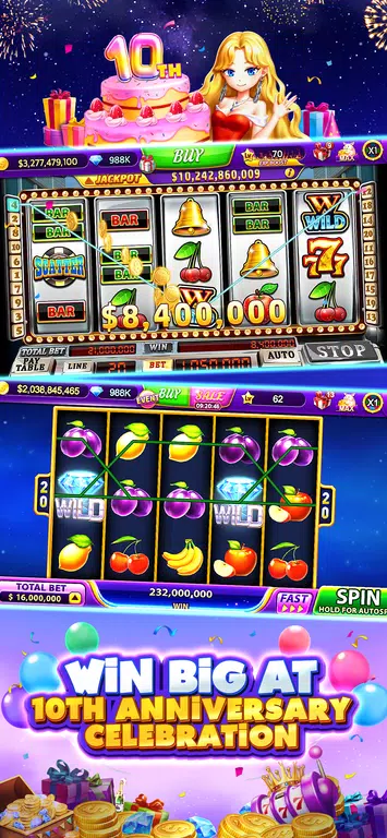 Full House Casino - Slots Game Screenshot1