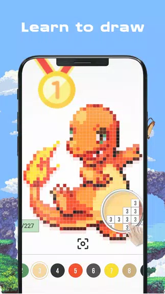 Color by Number - Pokees Screenshot1