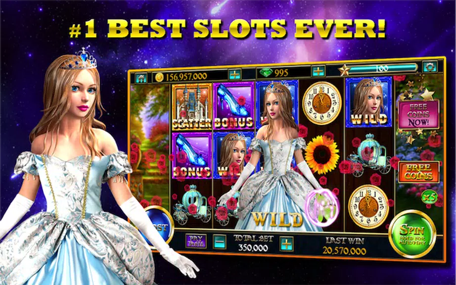 Slots™ Cinderella Slot Machine Screenshot1