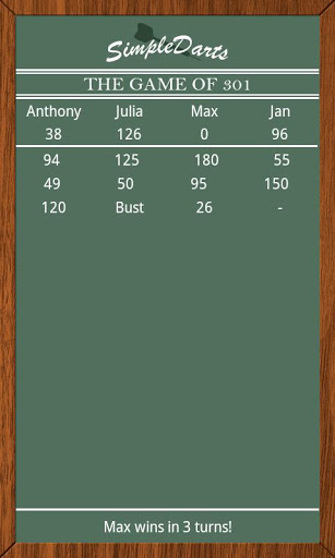 Simple Darts - Dart Scoring Screenshot3