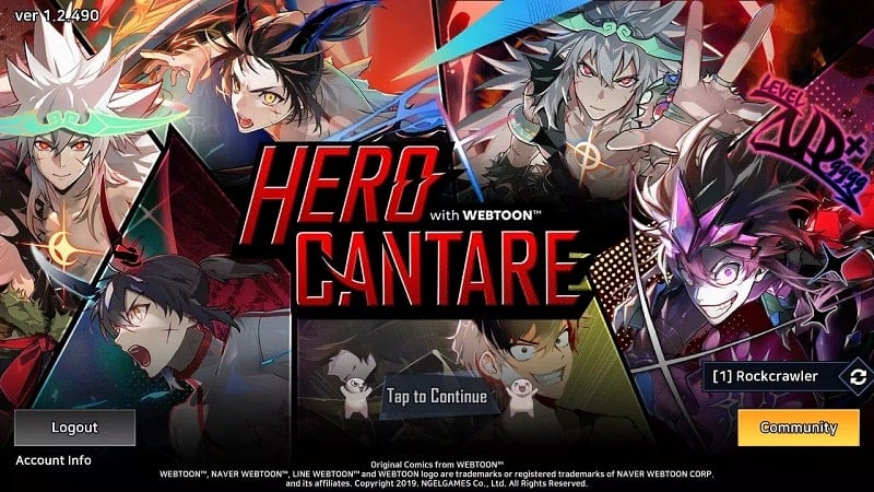 Hero Cantare with WEBTOON Screenshot1