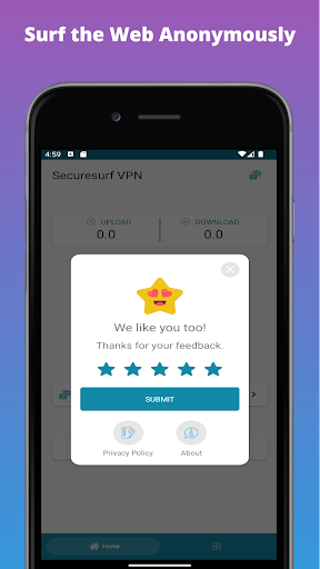 Securesurf VPN - Safer VPN App Screenshot2