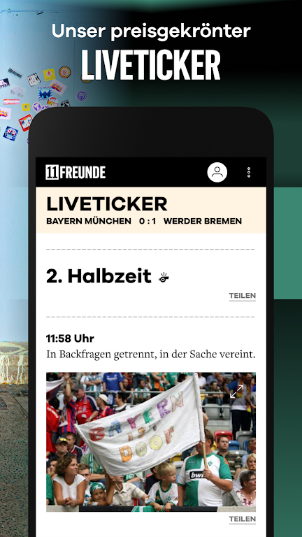 11FREUNDE - News & Liveticker Screenshot2