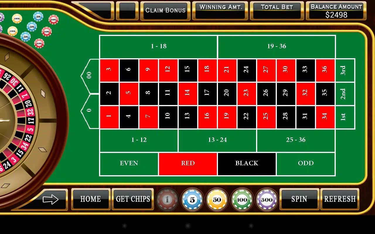 Roulette - Casino Style! Screenshot1