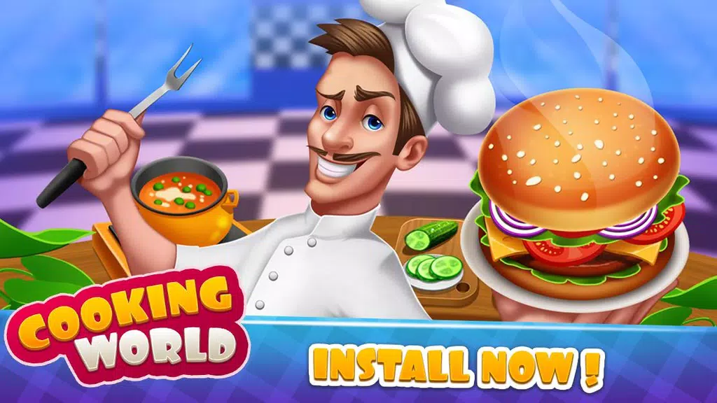 Cooking World - Food Fever & Restaurant Craze Screenshot1