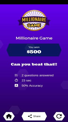 Millionaire Game - Trivia Quiz Screenshot1