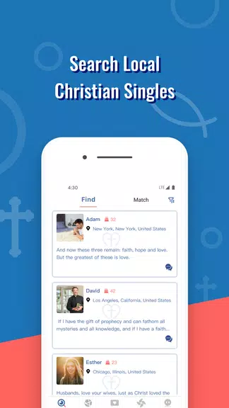 Christian Dating: Singles Meet Screenshot1