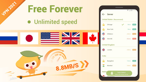 Mango VPN - Best Free VPN & Unlimited High Speed Screenshot3