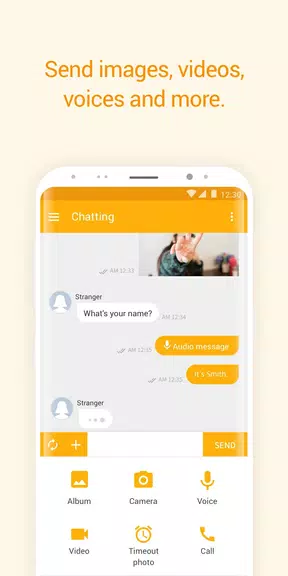 Honey Talk - Random Chat Screenshot2