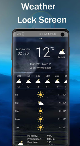 Weather Live Forecast & Clock Widget Screenshot1