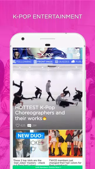 KPOP Amino for K-Pop Entertainment Screenshot1