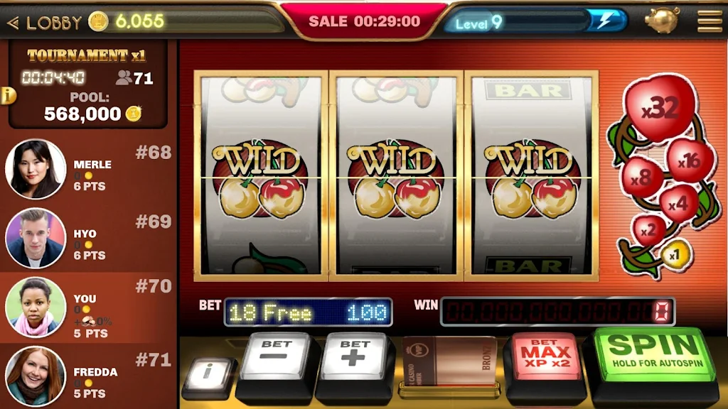 Classic Slots - Golden Cherry Screenshot3