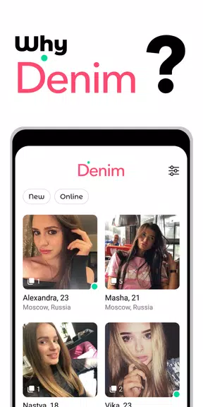 Denim - premium dating app Screenshot1