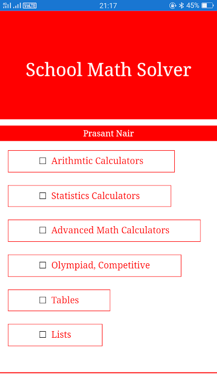 School Math Solver Screenshot1