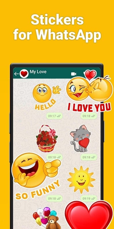 Stickers for WhatsApp & emoji Screenshot2