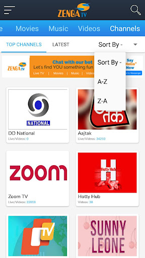 ZengaTV Mobile TV Live TV Screenshot4