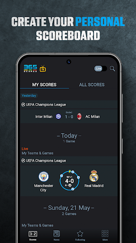 365Scores: Live Scores & News Screenshot3