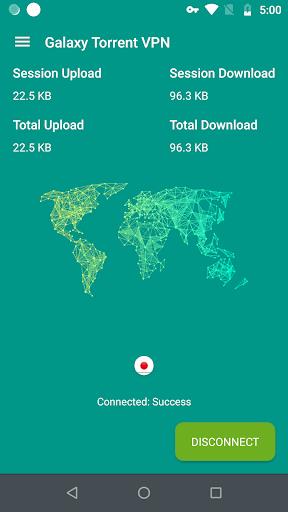 Galaxy Torrent VPN Pro - Free Screenshot1