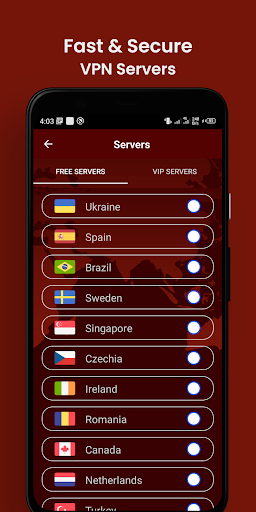 Singapore VPN : SG VPN Secure Screenshot4