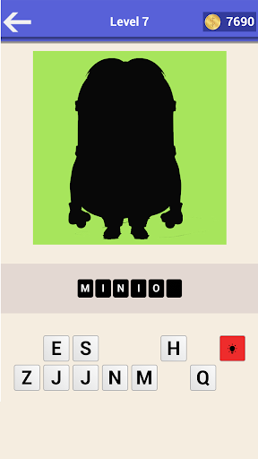 Guess the Shadow Quiz Game - Characters Trivia Screenshot1