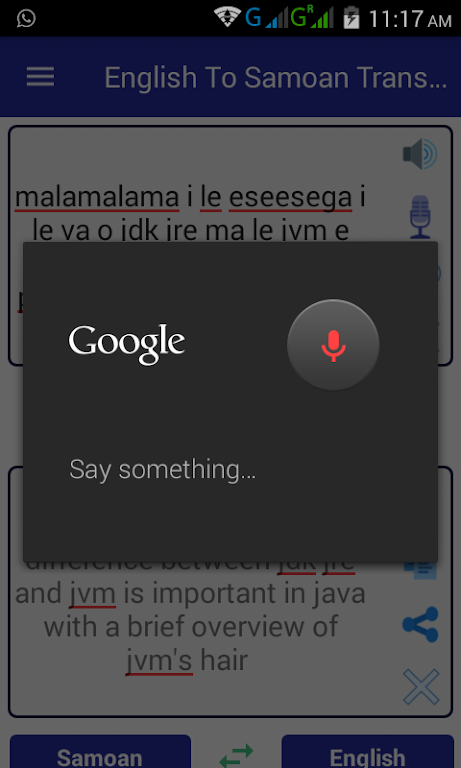 English Samoan Translator Screenshot3