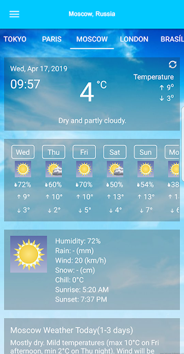 Weather Forecast - Live accurate weather forecast Screenshot4