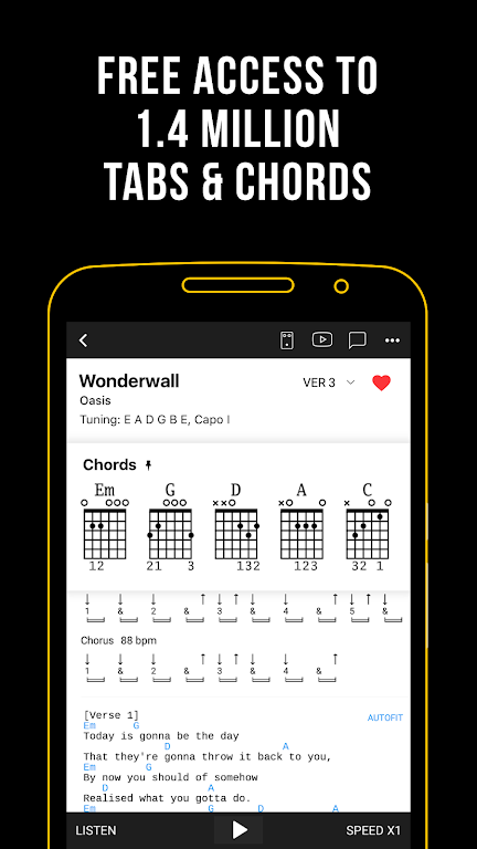 Ultimate Guitar: Tabs & Chords Screenshot1