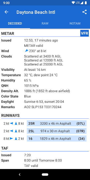 Avia Weather – METAR & TAF Mod Screenshot2