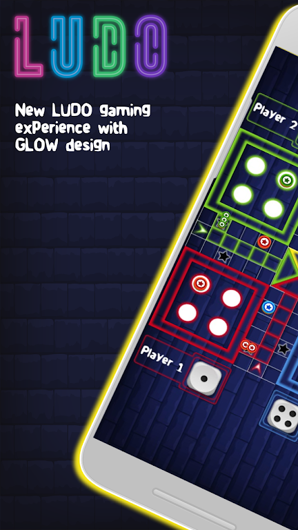 Glow ludo - Dice game Screenshot1