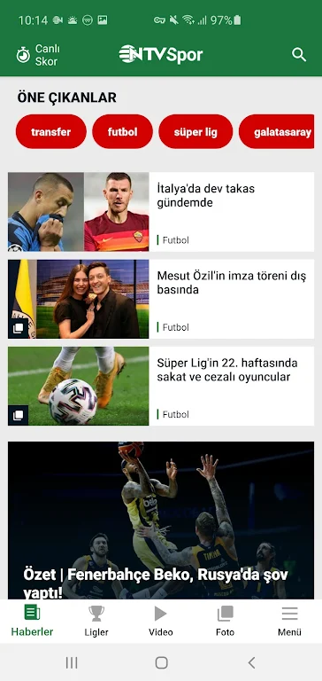 NTV Spor - Sporun Adresi Screenshot1