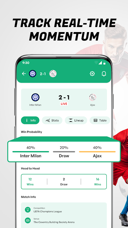 ScoreBuzz – Soccer Live Scores Screenshot3