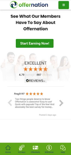 OfferNation Make Money Online Screenshot1