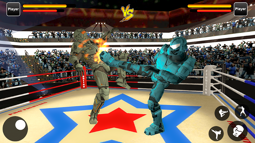 Robot Ring Fighting Real Robot VS Superhero Robot Screenshot2