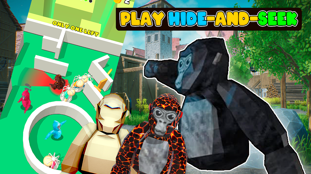 Gorilla Hide 'n Seek: Tag Game Screenshot2