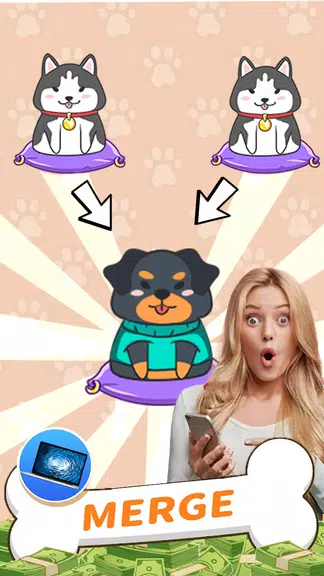 Idle Puppy - Collect rewards online Screenshot4