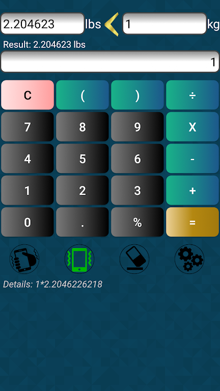 lbs kg converter Screenshot2
