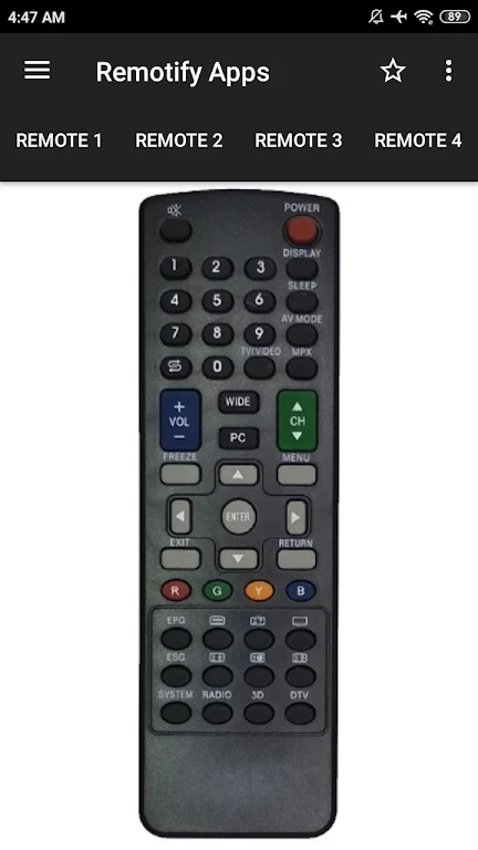 Remote Control For SHARP TV Screenshot2