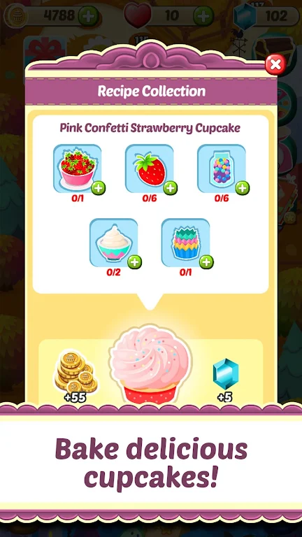 Mahjong Solitaire Cupcake Bake Screenshot4