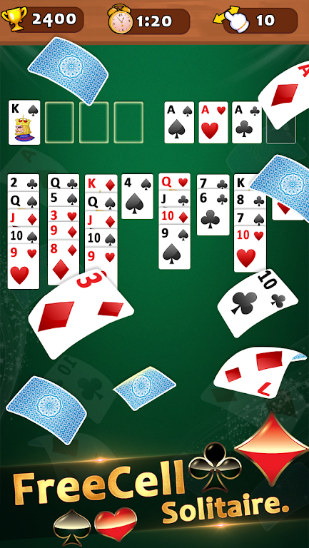 Freecell Solitaire - Free Card Game Screenshot1