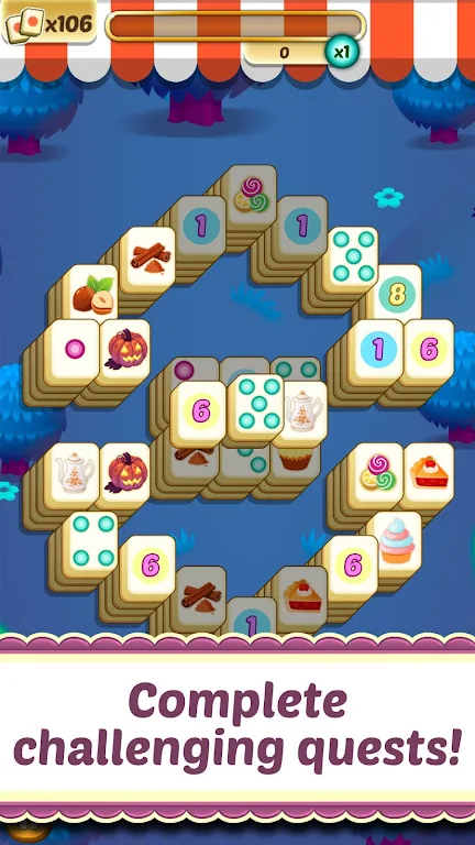 Mahjong Solitaire Cupcake Bake Screenshot2