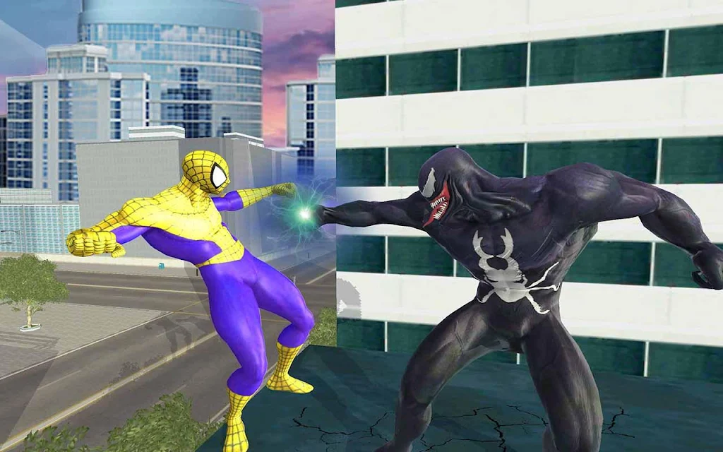 Dark Spider Venom City Battle Screenshot1