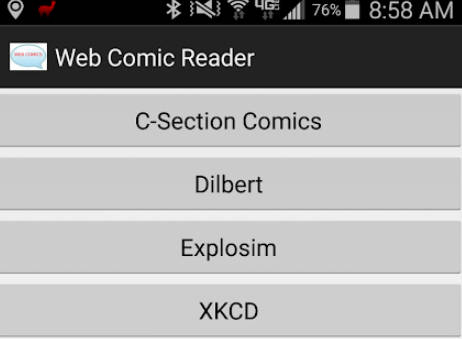 Web Comic Reader by RobJohnson Screenshot2