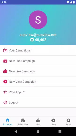 SupView: Increase Subscribers Screenshot2