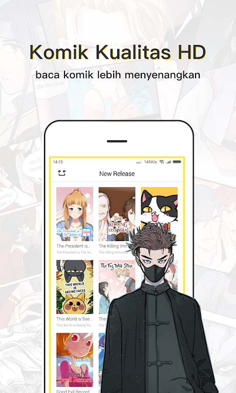 Mangago-Aplikasi Membaca Komik Online dan Offline Screenshot1