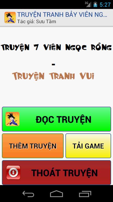 Truyện 7 viên ngọc rồng - Truyện Tranh Hành Động Screenshot1