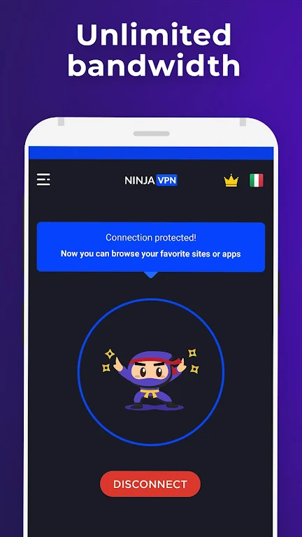 Ninja VPN Proxy - Free VPN Master, Fast VPN Screenshot1