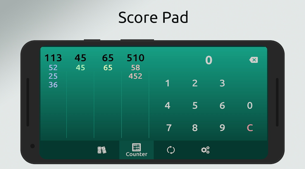 Dominos Cheater (Cards Tracker - Score Pad) Screenshot4