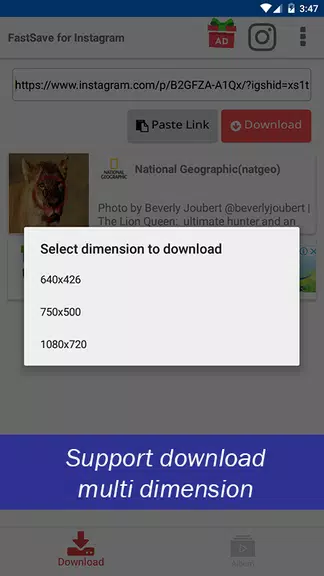 Fast Download for Instagram Screenshot2