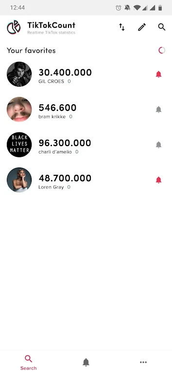 TikTokCount - Live Follower Counter Screenshot1