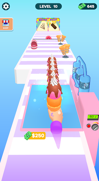 Ice Cream Stack Runner Games Mod Screenshot4